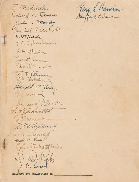 تصاویر | حراج یک سند مهم مربوط به بمب اتم