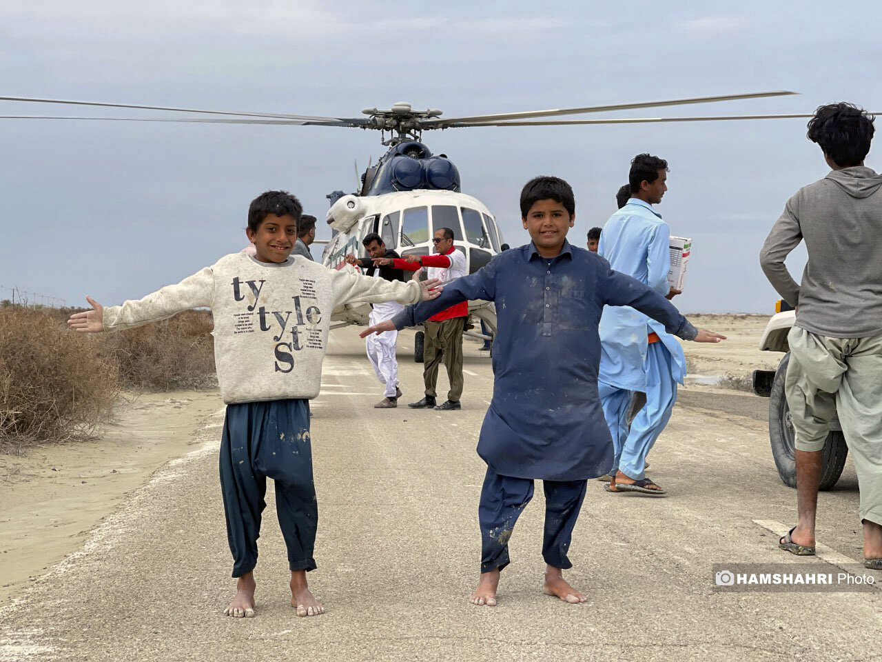 تصاویر اختصاصی همشهری از امدادرسانی سیل سیستان و بلوچستان