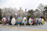 ببینید | تهران پر از تخم مرغ رنگی شد