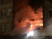 تصاویر آتش سوزی هولناک در تهران + فیلم | سرعت عمل تحسین‌برانگیز آتش‌نشانان را ببینید