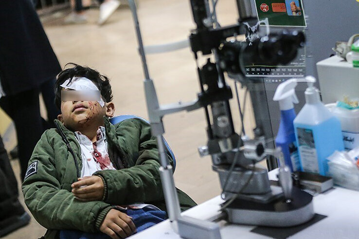حوادث چهارشنبه سوری - کودک مجروح