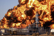 لحظه انفجار هولناک در یک سکوی نفتی + ویدئو | جزئیات خسارات و تلفات