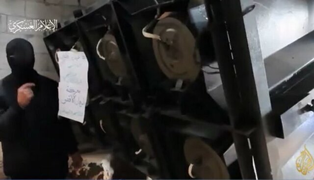 رونمایی از پرتابگر جدید قسام + عکس