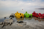 جذابیت به دریاچه ارومیه بازگشت + تصاویر | جزیره شمالی محصور در آب