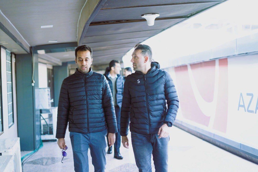 تصاویر بازدید تیم داوری دربی از اتاق VAR | ببینید