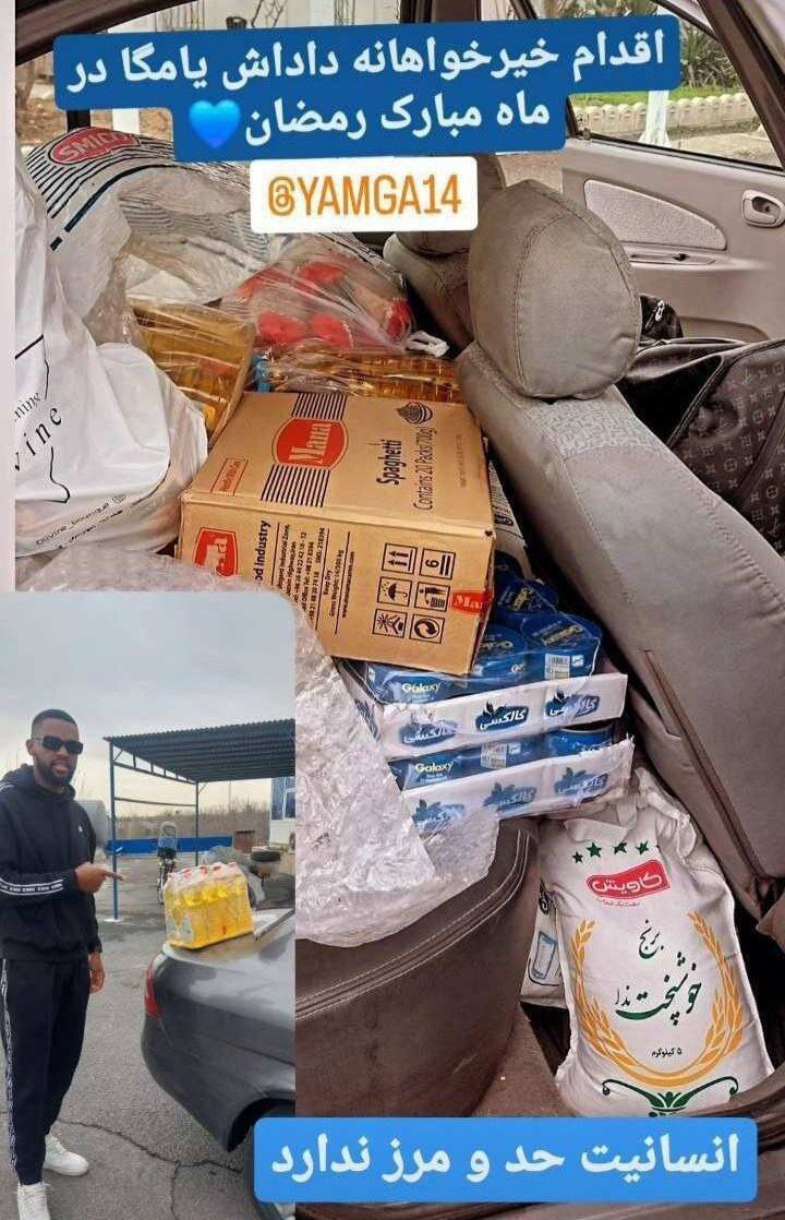 اقدام خیرخواهانه ستاره سابق استقلال در ماه مبارک رمضان | عکس