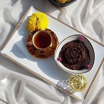 غذاهای محلی در ایام روزه‌داری | حلوای سیاه، پای ثابت افطار و سحر مردم این استان