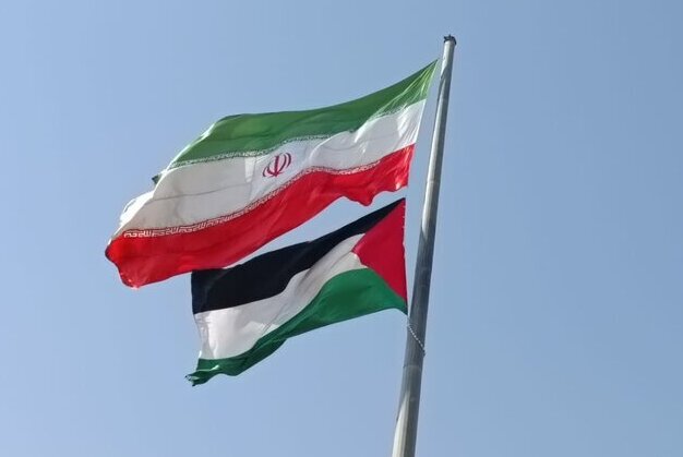 پرچم ایران و فلسطین