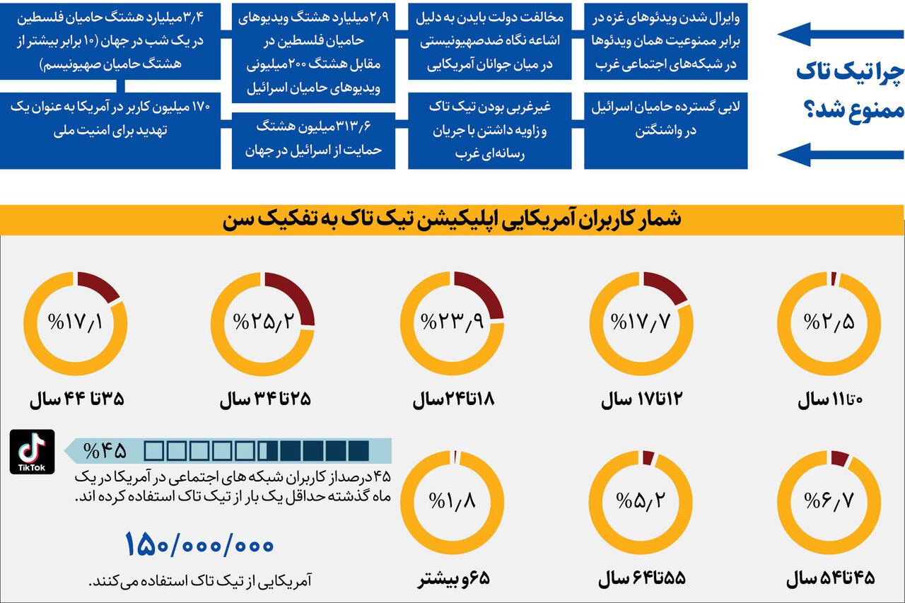 چرا تیک تاک در آمریکا ممنوع شد؟