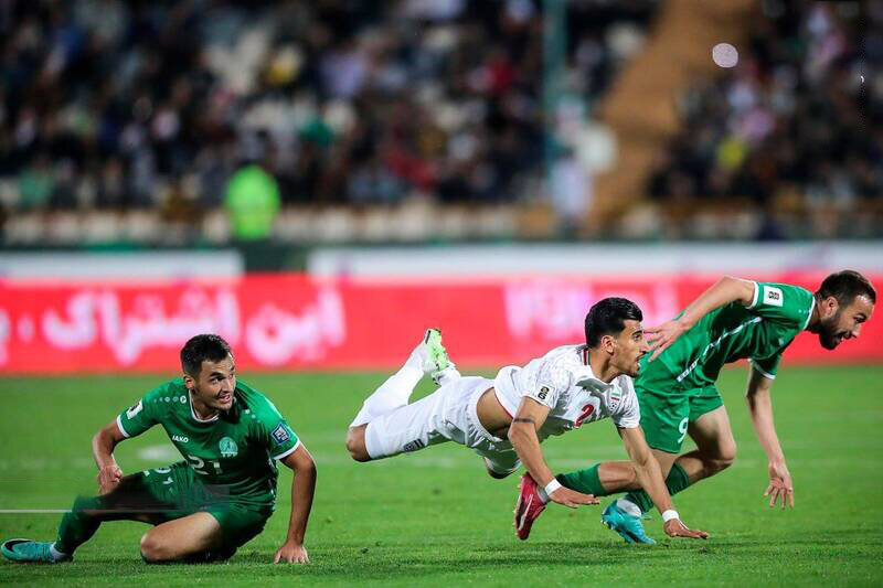 فوتبال ایران ترکمنستان