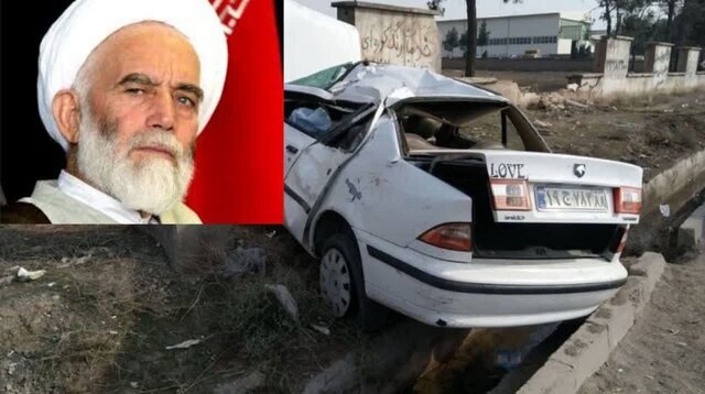 جزییات واژگونی خودرو نماینده همدان در مجلس خبرگان | فوت همسر آیتالله طهمحمدی در تصادف