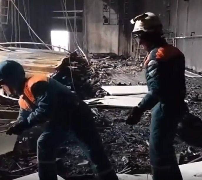 عکس های جدید از سالن سوخته کروکوس سیتی