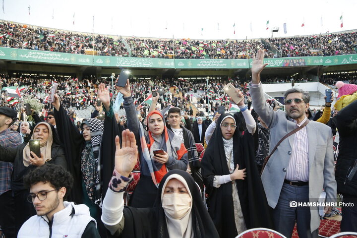 تصاویر حضور ۱۰۰ هزار نفری مردم در «محفل قرآنی امام حسنی‌ها»-2
