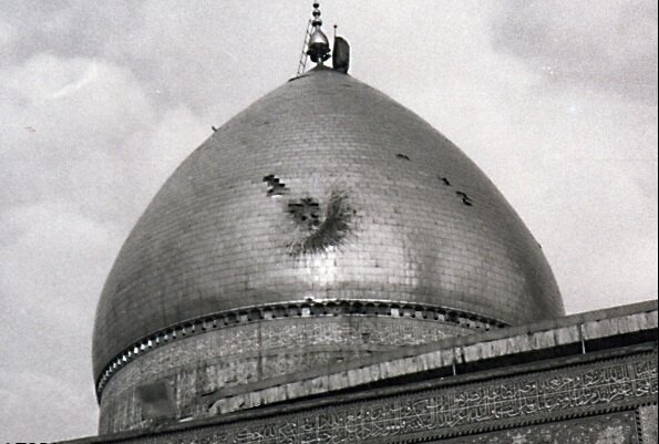 توپ‌باران حرم رضوی در نهمین روز نوروز ۱۲۹۱