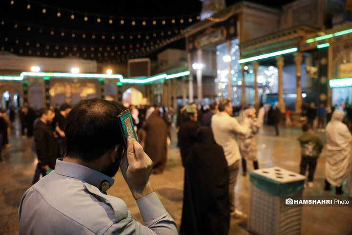 مراسم احیای شب بیست و سوم ماه مبارک رمضان در حرم حضرت عبدالعظیم