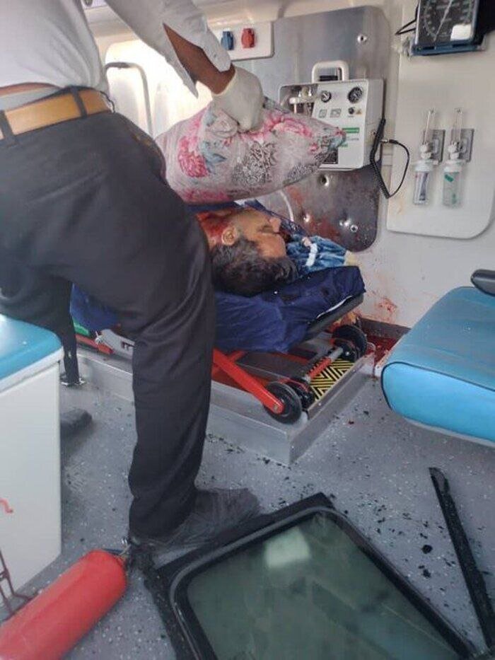 (۱۶+) اولین تصویر از به رگبار بستن دو آمبولانس در کهنوج | توضیحات یک مقام قضایی درباره جزئیات یک قتل خشن
