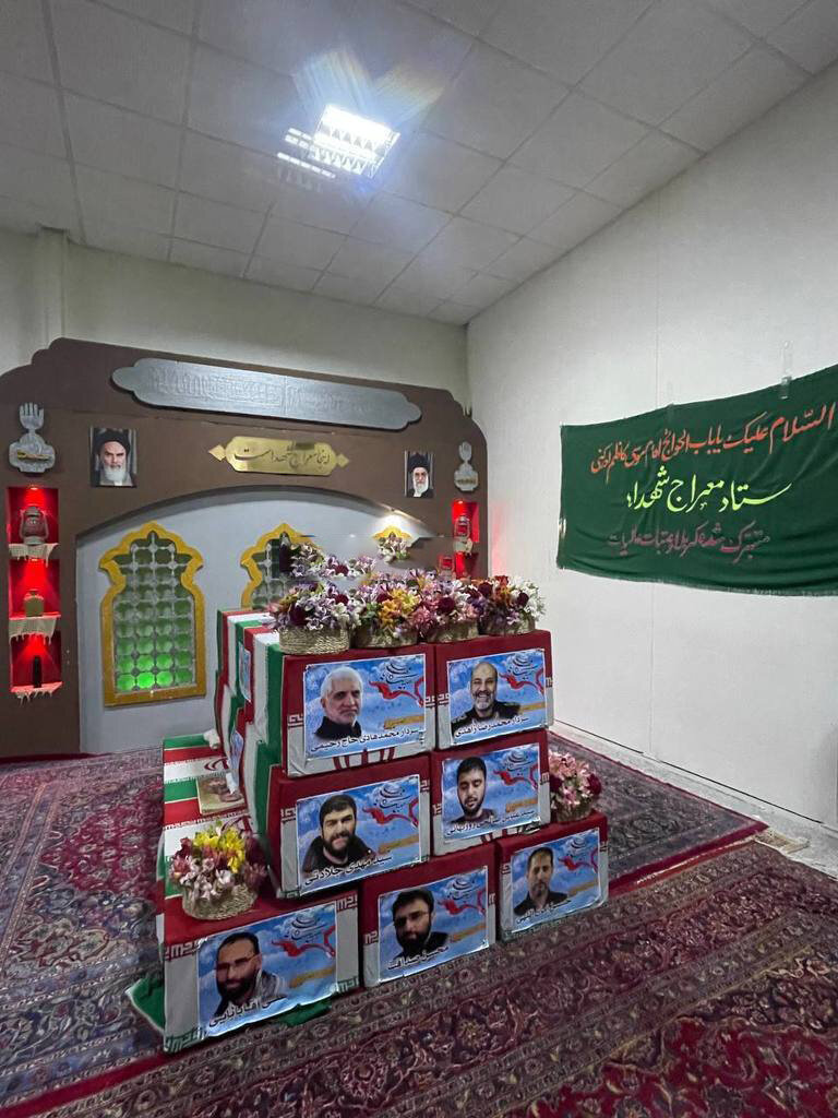 تصاویری از چهره و پیکر مطهر شهدای حادثه تروریستی ساختمان کنسولگری ایران