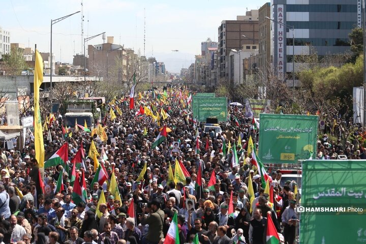 تصاویر مراسم راهپیمایی روز جهانی قدس در تهران - ۱