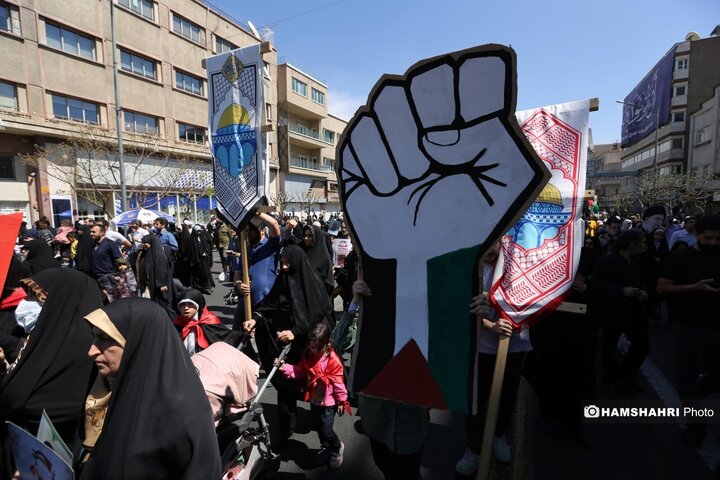 تصاویر پرشور مراسم راهپیمایی روز جهانی قدس در تهران - 3