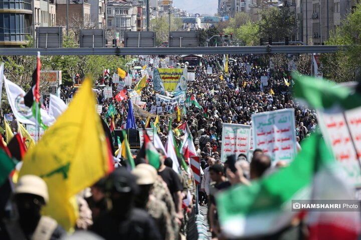 تصاویر پرشور مراسم راهپیمایی روز جهانی قدس در تهران - 3
