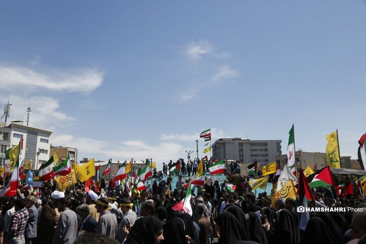 تصاویر پرشور مراسم راهپیمایی روز جهانی قدس در تهران - 4