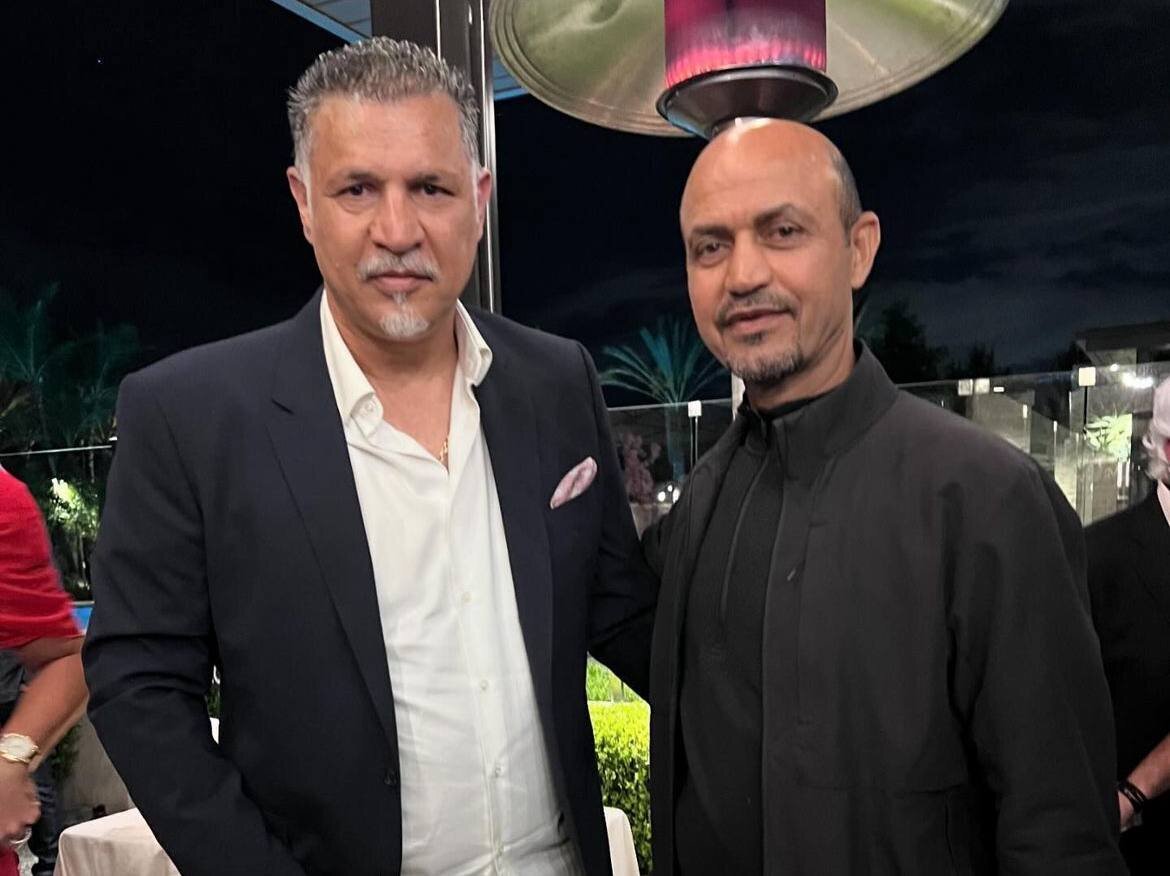 دیدار علی دایی با دوست قدیمی و پرسپولیسی اش در کالیفرنیای آمریکا + عکس