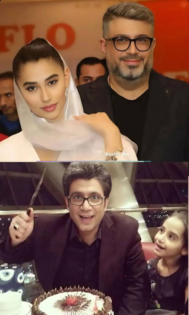 عکس | رضا رشید پور و دخترش در گذر زمان