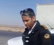 حرکت زیبای پلیس راه یزد تحسین همگان را برانگیخت + فیلم