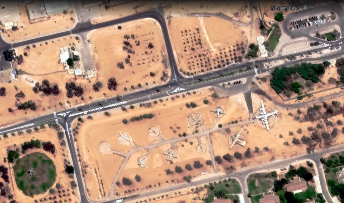 همه چیز درباره پایگاهی که ایران زد | تصاویر ماهواره ای تجمع جنگنده های اسرائیلی قبل از حمله ایران را ببینید