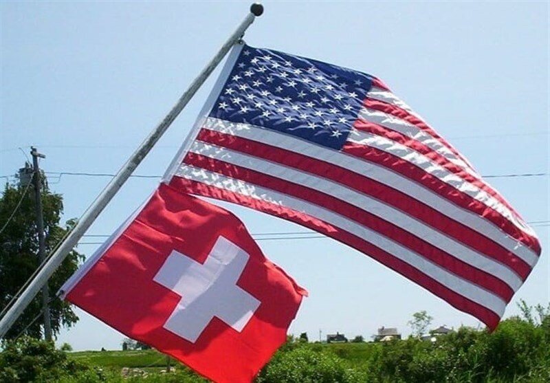 پرچم سوئيس و امريكا