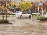 بارش تندری و شدید باران در خیابان های زاهدان + فیلم | حجم بارندگی را ببینید
