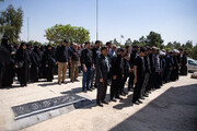 غیبت احمدی‌نژاد در مراسم خاکسپاری یار دیرینش | چه کسانی برای تشییع معاون اول احمدی‌نژاد آمدند؟ | تصاویر