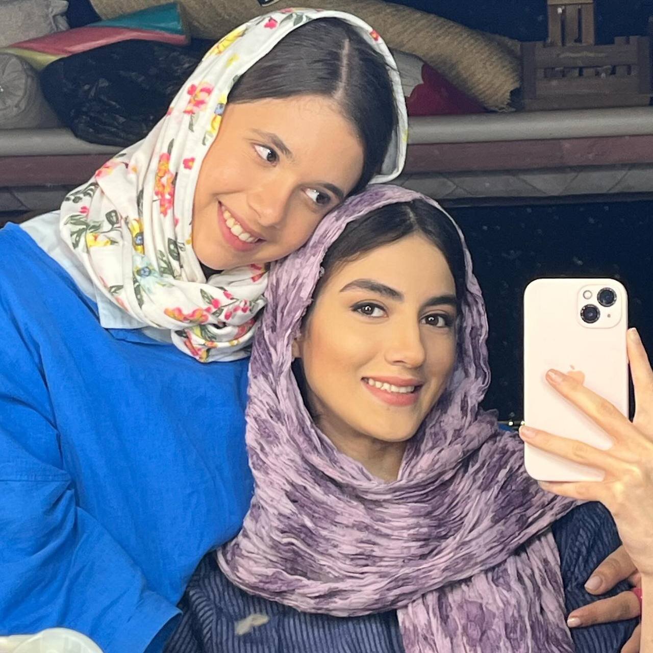 دختر بازیگر مطرح در پشت صحنه گناه فرشته | تصاویر