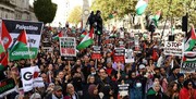 تایم لپسی از تظاهرات حامیان فلسطین در کانادا + فیلم