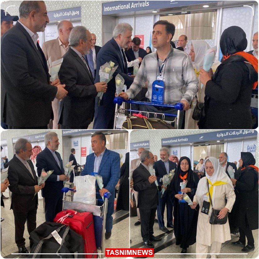 ورود اولین گروه عمره گزار ایرانی به مدینه | عکس