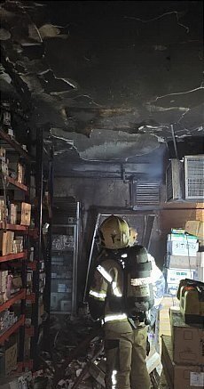 آتشسوزی در بیمارستان امام حسین تهران