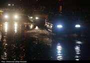 تصاویر دلچسب بارش شدید بارانِ بهاری در تهران ؛ هم اکنون