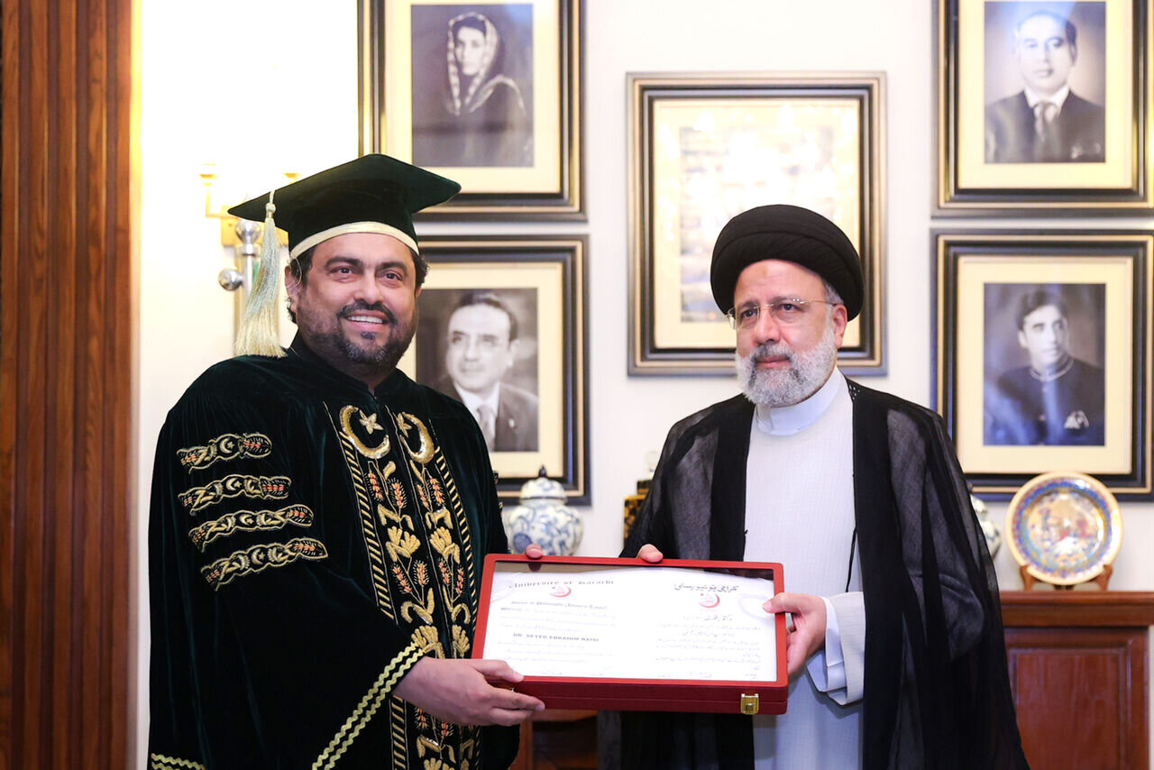دکترای افتخاری رئیسی-دانشگاه پاکستان