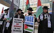 اعتراض یهودیان آمریکا علیه جنایات صهیونیست‌ها | ویدئو