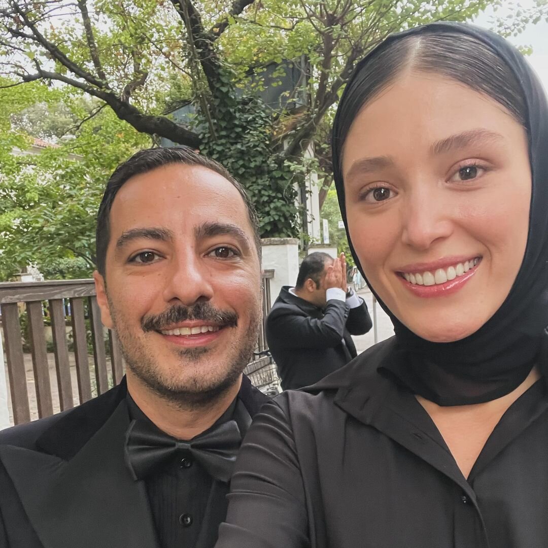 تبریک تولد نوید محمدزاده به همسرش | عکس