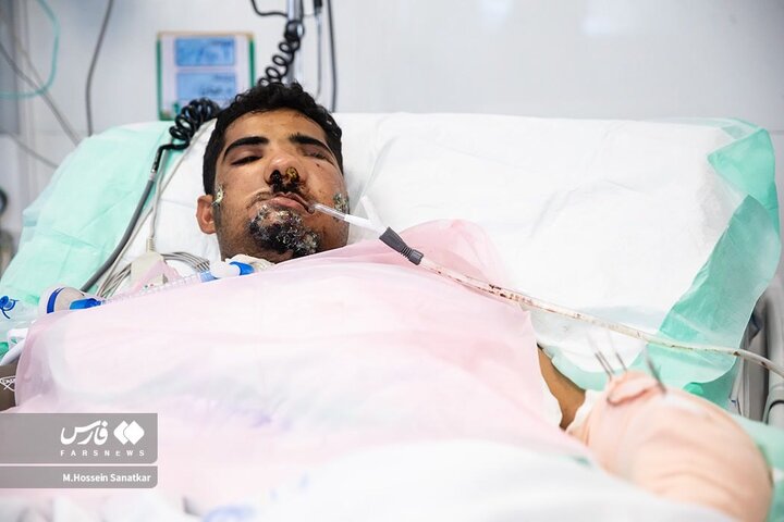 تصاویری از مجروح حملهٔ تروریستی جیش‌الظلم