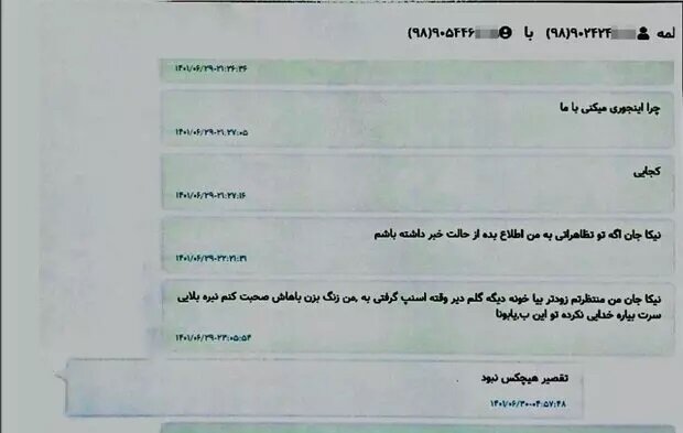 انتشار تصاویر و مستندات جدید از مرگ نیکا شاکرمی | رد قاطع ادعای تجاوز | ماجرای ادعای رها شدن جسد در اتوبان یادگار امام (ره) چیست؟!