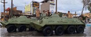 نفربرهای ارتش به خیابان‌های دزفول آمدند + تصاویر