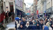 تصاویری متفاوت از کلاه شهدای دنای ارتش در اعتراضات بروکسل