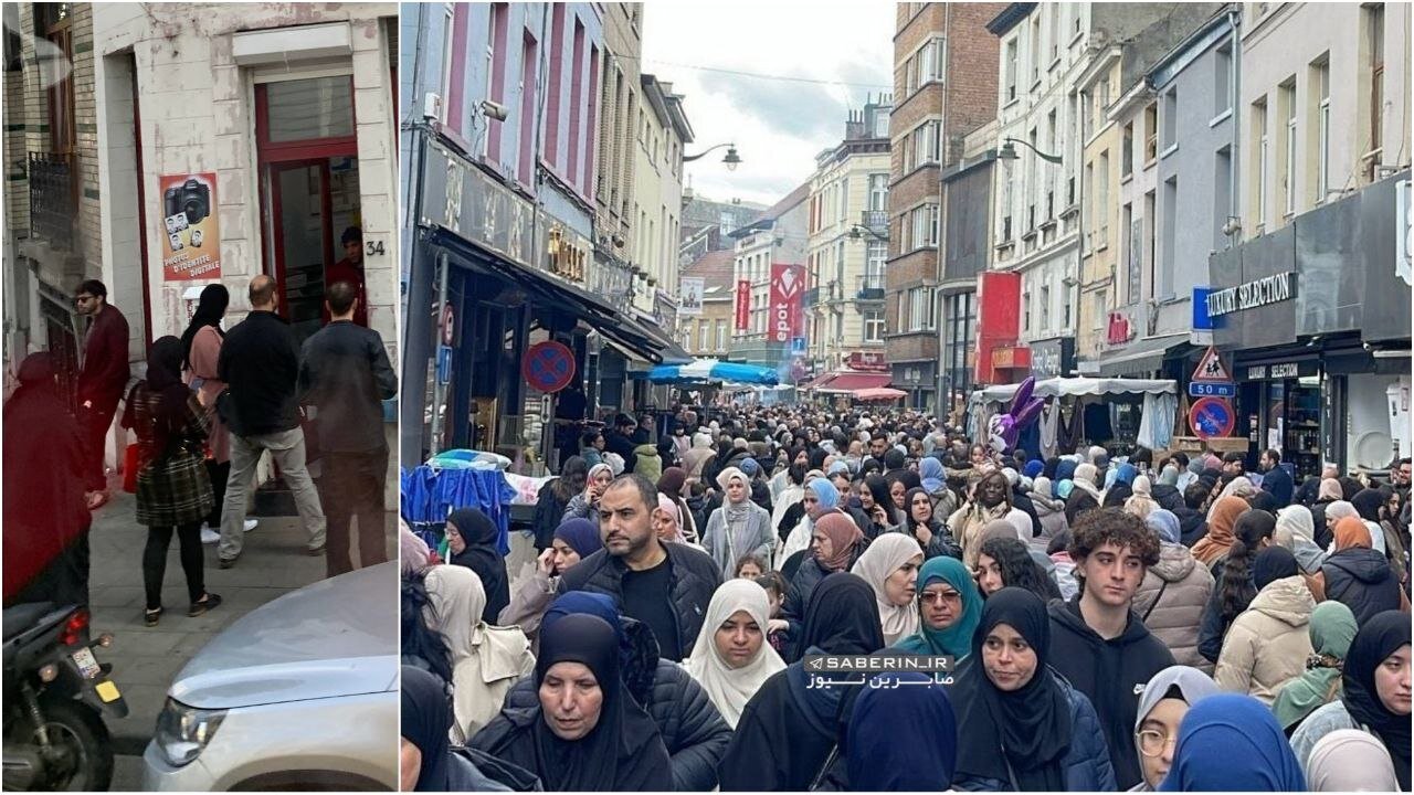 وضعیت عجیب پوشش زنان در خیابان‌های بروکسل بلژیک | عکس
