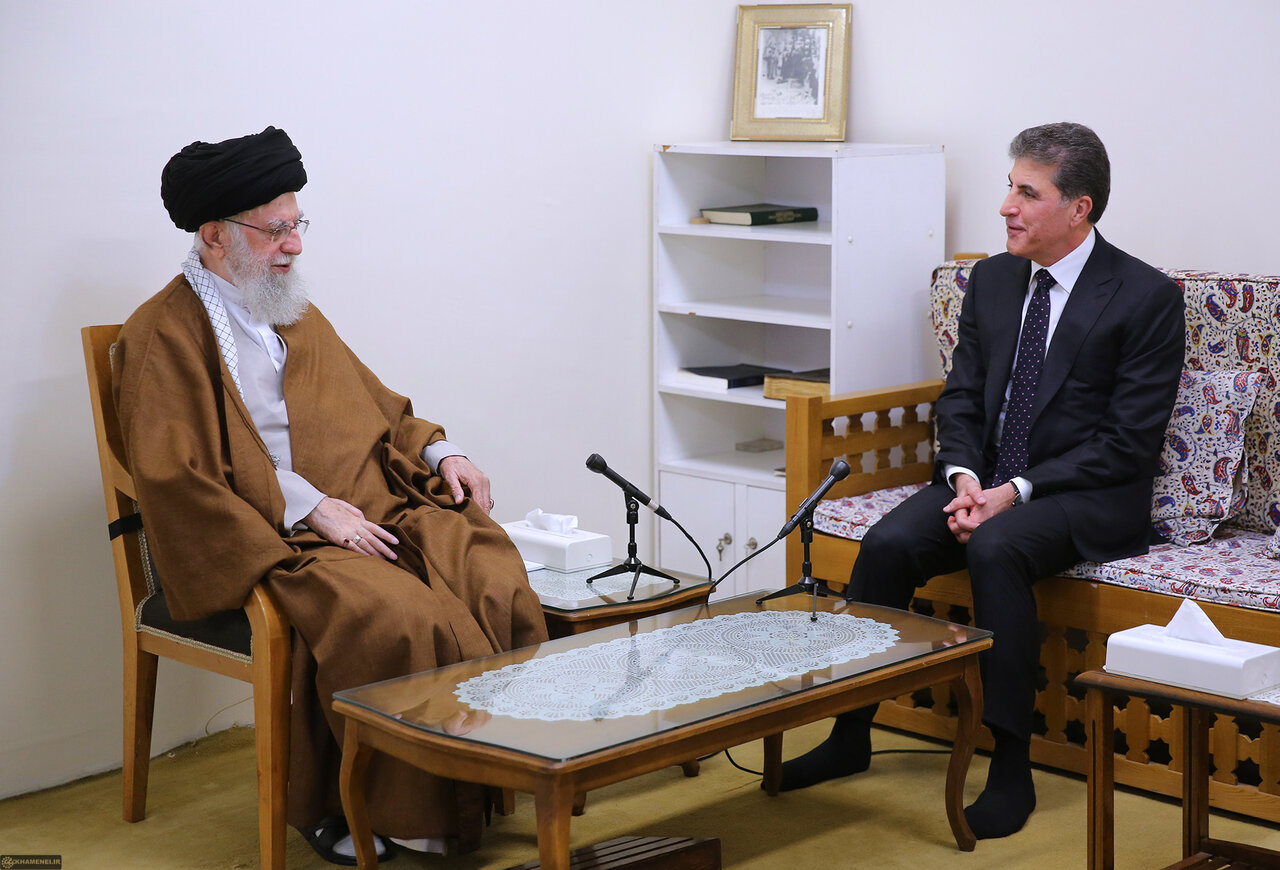 دیدار نیچروان بارزانی با رهبر انقلاب + تصاویر