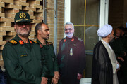 فرماندهان ارشد سپاه در مراسم چهلمین روز شهادت مستشاران نظامی ایران در سوریه | تصاویر