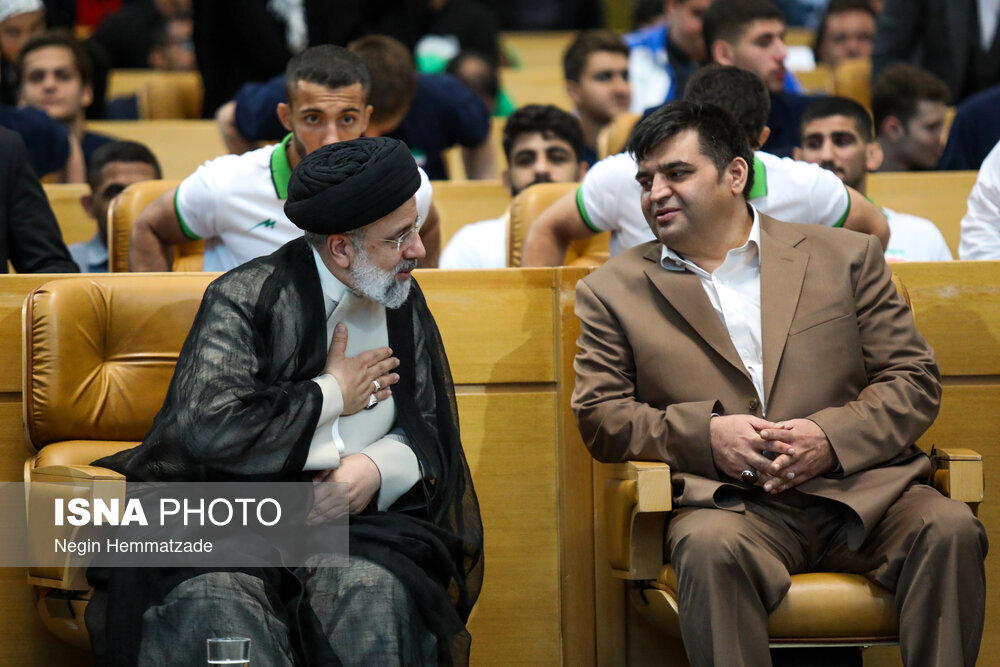 عکس | خوش و بش گرم رئیسی با حسین رضا زاده