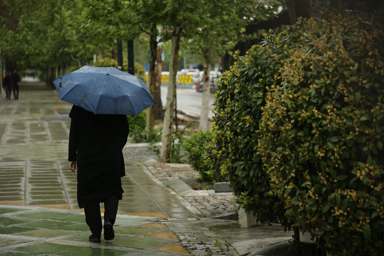 پیش بینی بارش باران و تگرگ برای سه روز آخر هفته