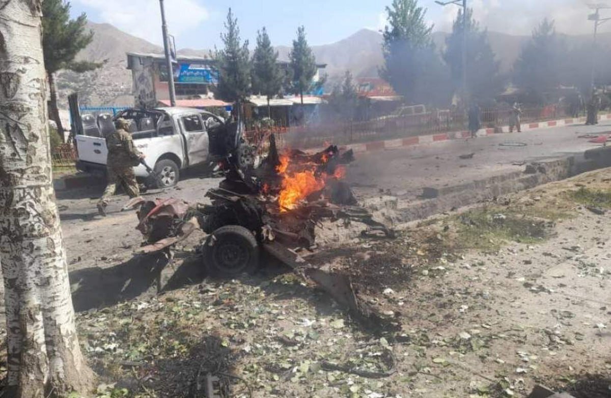 نخستین تصاویر از انفجار انتحاری در بدخشان + جزئیات | ۳ نفر کشته شدند
